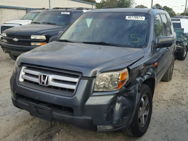 2HKYF18726H563264 - 2006 HONDA PILOT EX GRAY photo 2