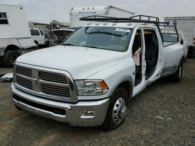 3C63DPJL9CG327734 - 2012 DODGE RAM 3500 L WHITE photo 2