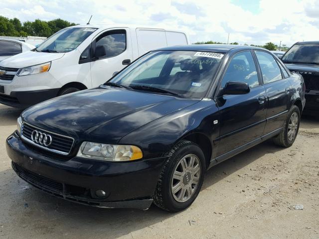 WAUAC68D71A000284 - 2001 AUDI A4 1.8T BLACK photo 2