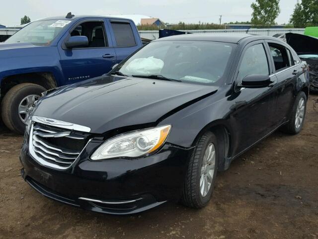 1C3CCBBB0DN573699 - 2013 CHRYSLER 200 TOURIN BLACK photo 2