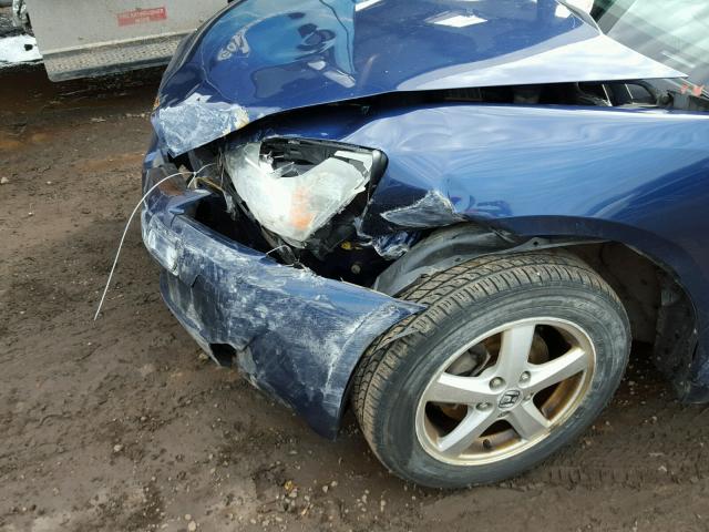 1HGCM56663A079815 - 2003 HONDA ACCORD EX BLUE photo 9