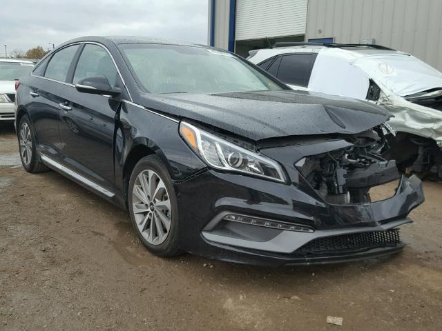 5NPE34AFXFH053257 - 2015 HYUNDAI SONATA BLACK photo 1