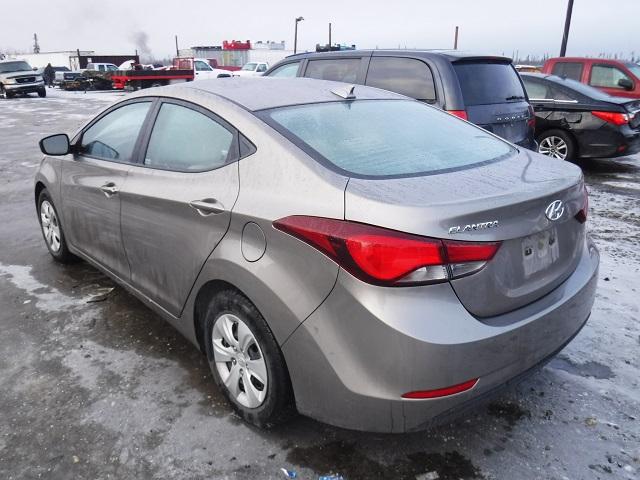 5NPDH4AE3GH664219 - 2016 HYUNDAI ELANTRA SE BROWN photo 3