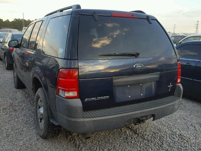 1FMZU62K53ZA97821 - 2003 FORD EXPLORER X BLUE photo 3