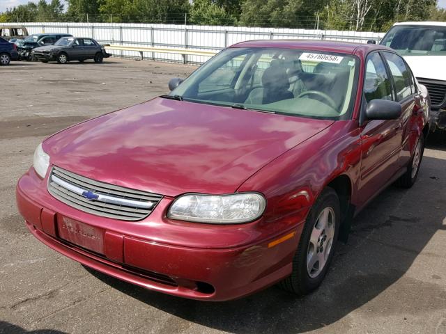 1G1ND52F04M659244 - 2004 CHEVROLET CLASSIC RED photo 2