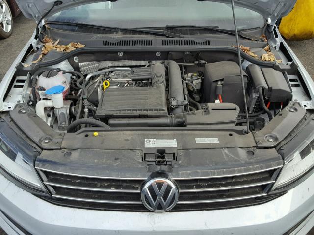 3VW2B7AJ2HM224802 - 2017 VOLKSWAGEN JETTA S GRAY photo 7