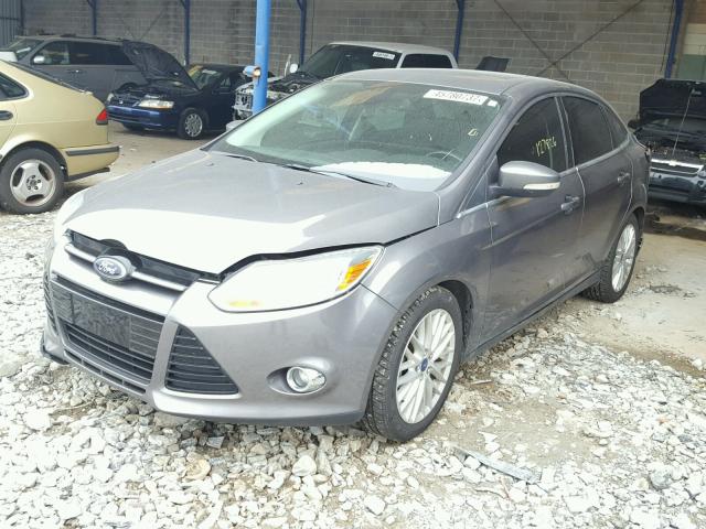 1FAHP3H24CL373881 - 2012 FORD FOCUS SEL GRAY photo 2