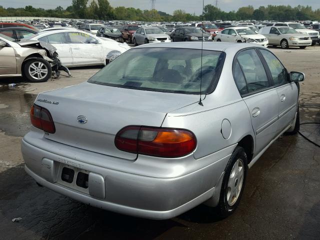 1G1NE52J116151821 - 2001 CHEVROLET MALIBU LS Gümüş foto 4