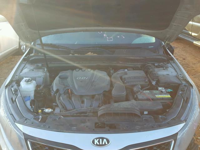 KNAGM4A75F5538336 - 2015 KIA OPTIMA LX GRAY photo 7