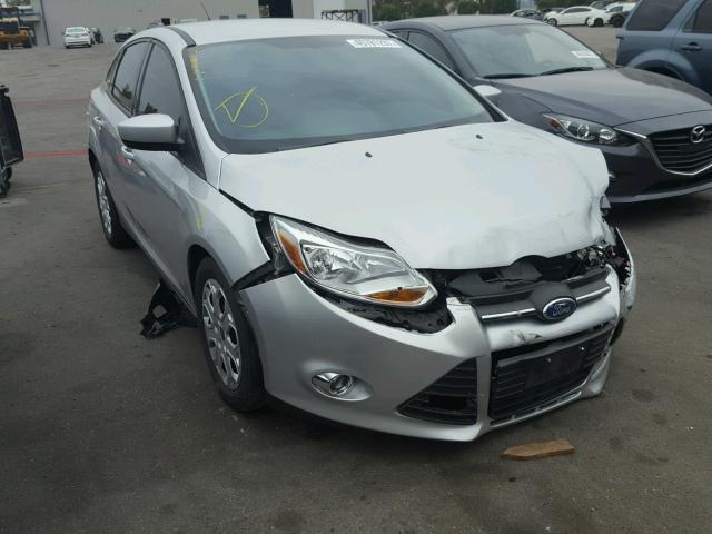 1FAHP3F22CL295099 - 2012 FORD FOCUS SILVER photo 1