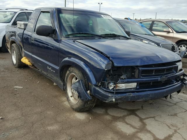 1GCCS195318164616 - 2001 CHEVROLET S TRUCK S1 BLUE photo 1