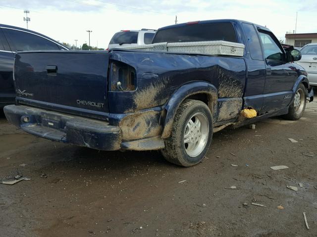 1GCCS195318164616 - 2001 CHEVROLET S TRUCK S1 BLUE photo 4