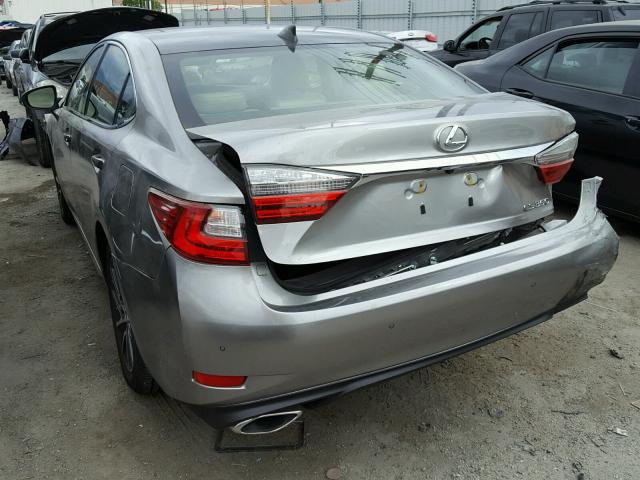 JTHBK1GG8H2257854 - 2017 LEXUS ES 350 GRAY photo 3