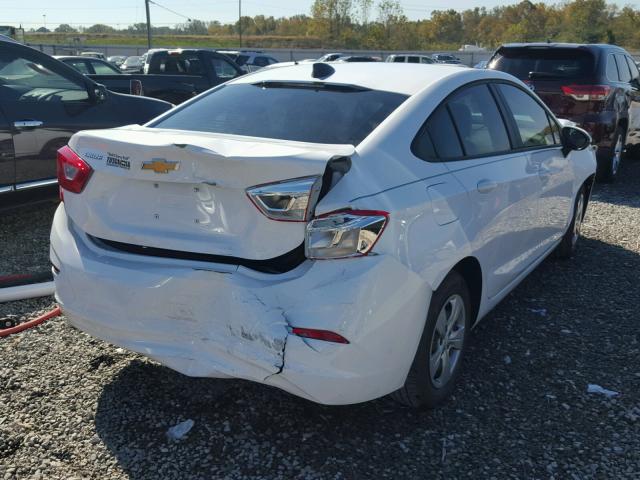 1G1BC5SM0H7259936 - 2017 CHEVROLET CRUZE LS WHITE photo 4