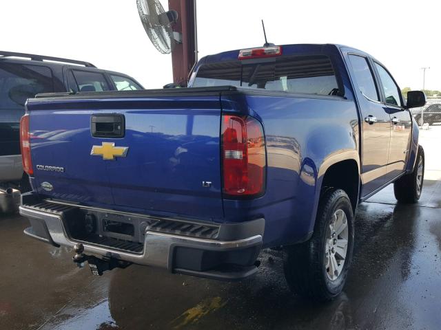 1GCGSBE30F1239106 - 2015 CHEVROLET COLORADO L BLUE photo 4