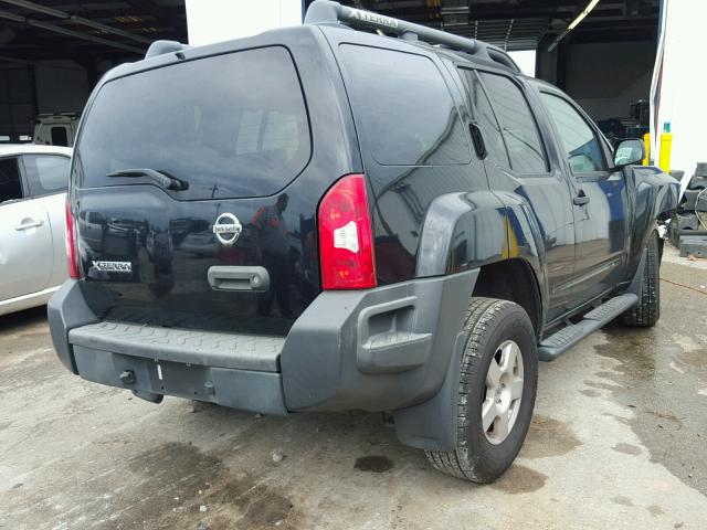 5N1AN08U38C529543 - 2008 NISSAN XTERRA OFF BLACK photo 4