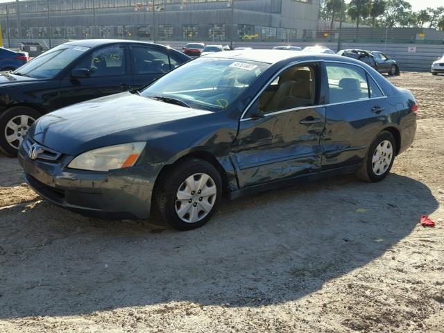 1HGCM56344A035111 - 2004 HONDA ACCORD LX BLACK photo 2