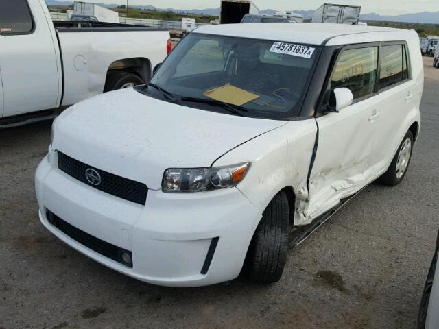 JTLKE50E391063608 - 2009 TOYOTA SCION XB WHITE photo 2