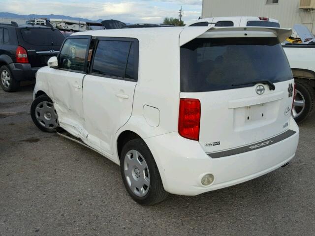 JTLKE50E391063608 - 2009 TOYOTA SCION XB WHITE photo 3