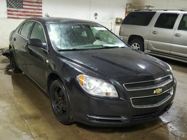 1G1ZH57B38F197560 - 2008 CHEVROLET MALIBU 1LT Czarny zdjęcie 1