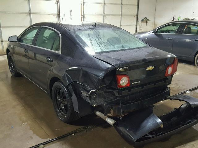 1G1ZH57B38F197560 - 2008 CHEVROLET MALIBU 1LT Czarny zdjęcie 3