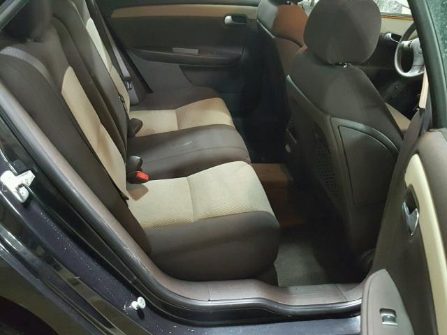 1G1ZH57B38F197560 - 2008 CHEVROLET MALIBU 1LT Czarny zdjęcie 6