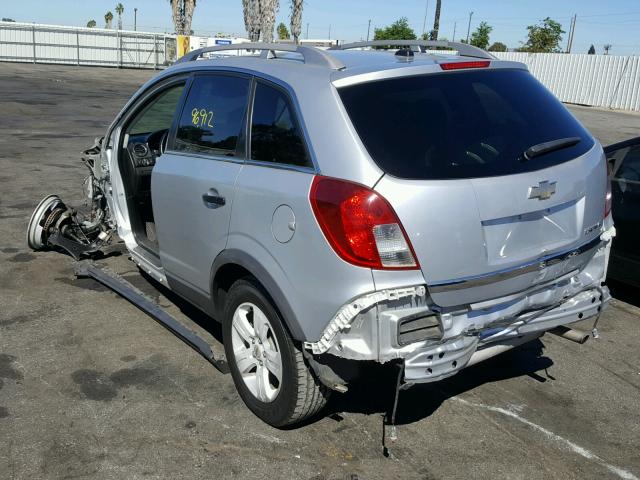 3GNAL2EK6DS575551 - 2013 CHEVROLET CAPTIVA LS 银色 照片 3