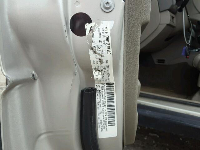 1J8HG48NX8C127508 - 2008 JEEP COMMANDER TAN photo 10