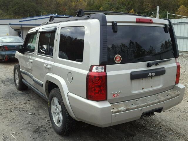 1J8HG48NX8C127508 - 2008 JEEP COMMANDER TAN photo 3