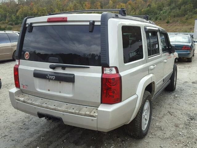 1J8HG48NX8C127508 - 2008 JEEP COMMANDER TAN photo 4