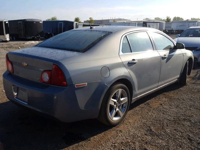 1G1ZH57B28F241029 - 2008 CHEVROLET MALIBU 1LT SILVER photo 4