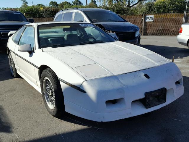 1G2PG9791GP273943 - 1986 PONTIAC FIERO GT WHITE photo 1