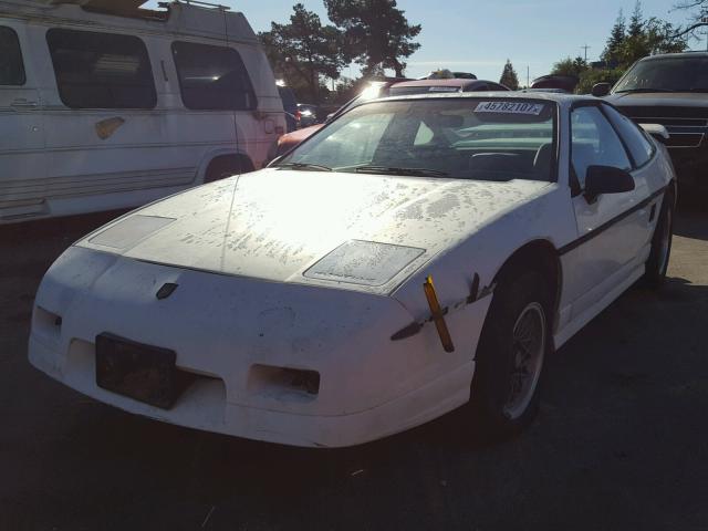 1G2PG9791GP273943 - 1986 PONTIAC FIERO GT WHITE photo 2