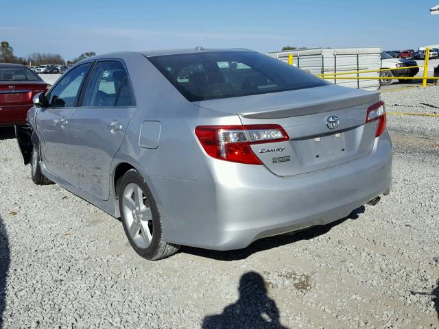 4T1BF1FK4EU352676 - 2014 TOYOTA CAMRY L SILVER photo 3