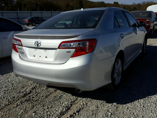 4T1BF1FK4EU352676 - 2014 TOYOTA CAMRY L SILVER photo 4