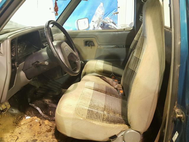 1FTCR11TXNTA00756 - 1992 FORD RANGER GREEN photo 5