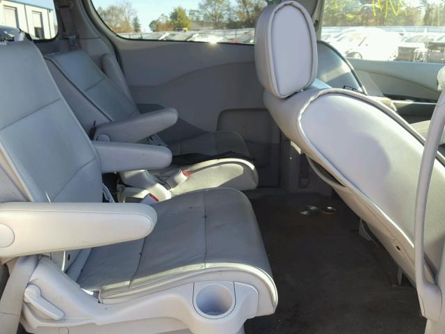 5N1BV28U96N101252 - 2006 NISSAN QUEST S SILVER photo 6