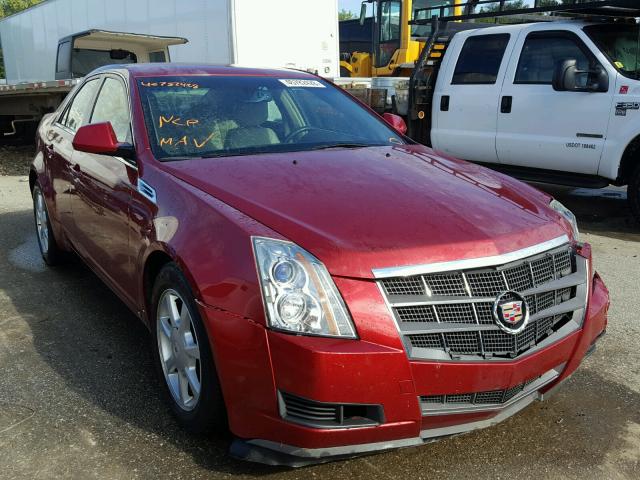 1G6DS57V180167959 - 2008 CADILLAC CTS HI FEA RED photo 1