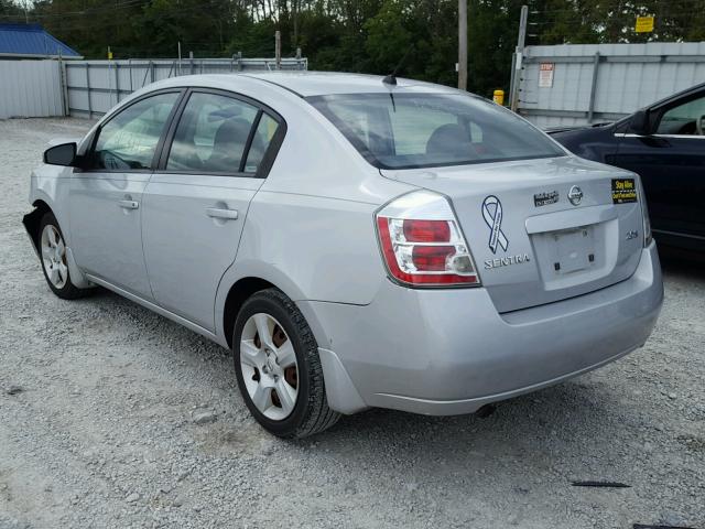 3N1AB61E17L609626 - 2007 NISSAN SENTRA 2.0 SILVER photo 3