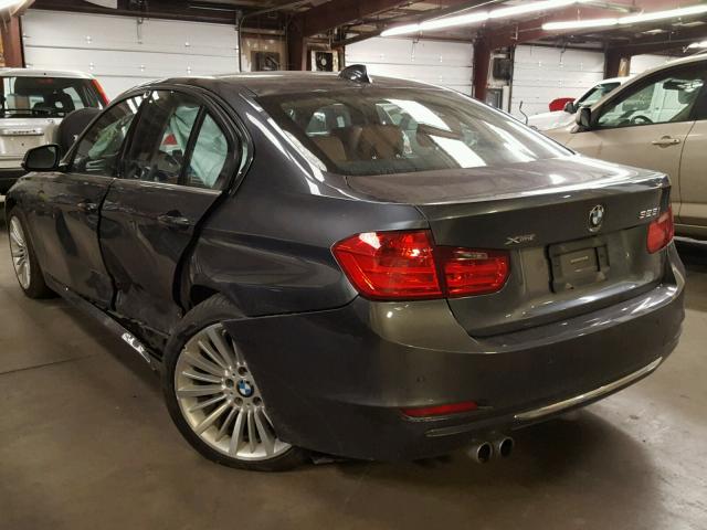 WBA3B3G5XFNR85863 - 2015 BMW 328 XI CHARCOAL photo 3