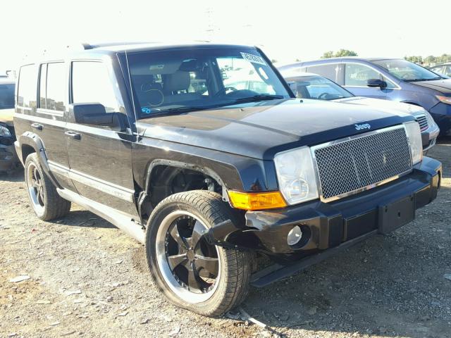 1J8HG58206C139420 - 2006 JEEP COMMANDER BLACK photo 1