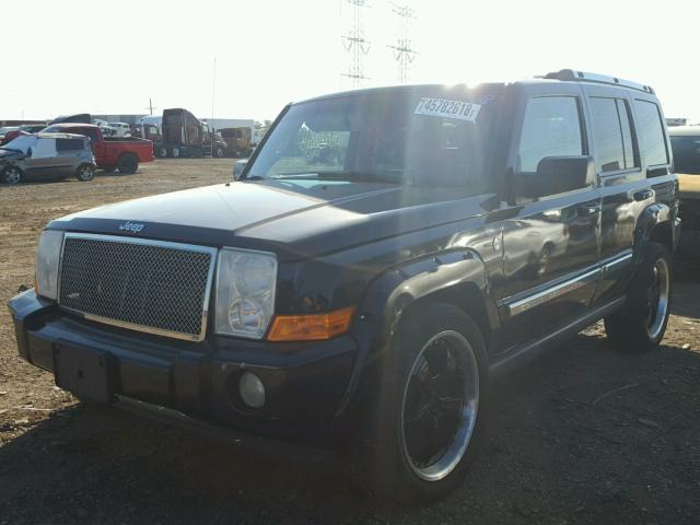 1J8HG58206C139420 - 2006 JEEP COMMANDER BLACK photo 2