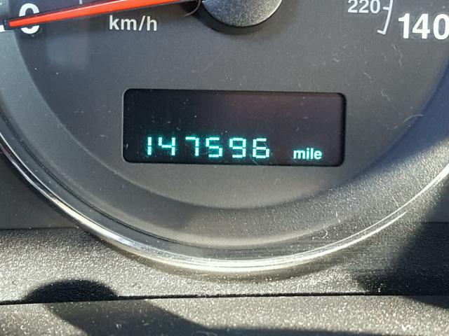 1J8HG58206C139420 - 2006 JEEP COMMANDER BLACK photo 8