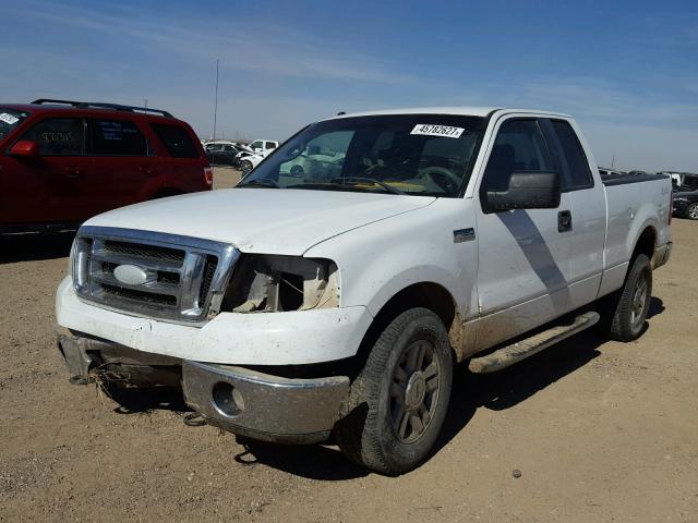 1FTPX14V48FB88813 - 2008 FORD F150 WHITE photo 2