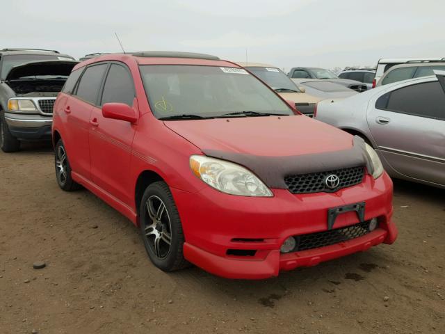 2T1LR38E53C114946 - 2003 TOYOTA COROLLA MA RED photo 1