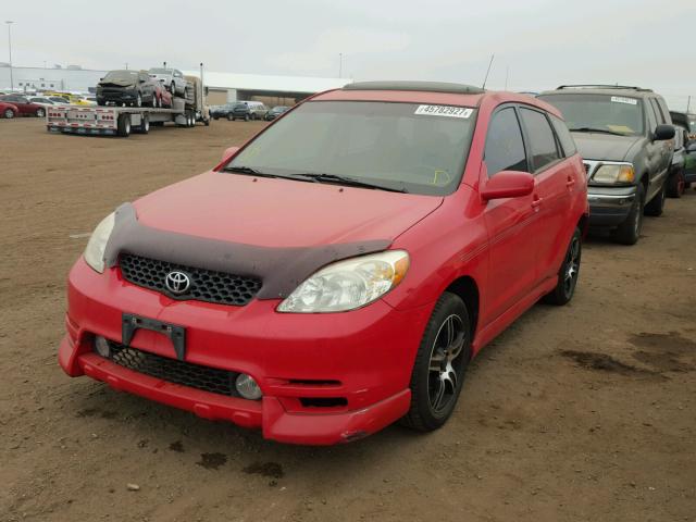 2T1LR38E53C114946 - 2003 TOYOTA COROLLA MA RED photo 2