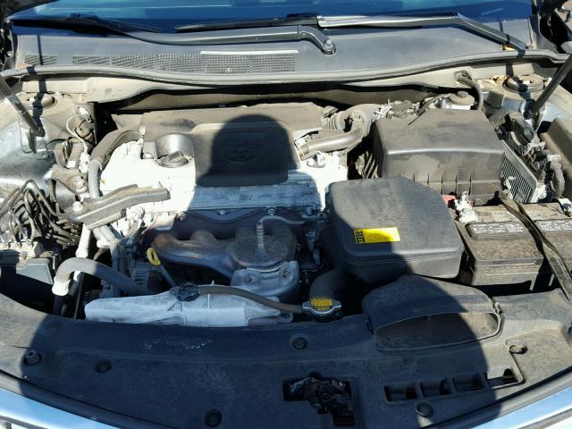 4T4BF1FK5CR270300 - 2012 TOYOTA CAMRY BASE BLACK photo 7