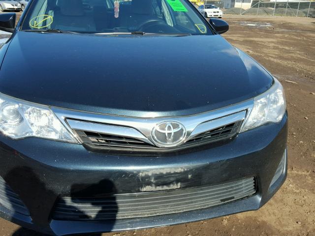 4T4BF1FK5CR270300 - 2012 TOYOTA CAMRY BASE BLACK photo 9