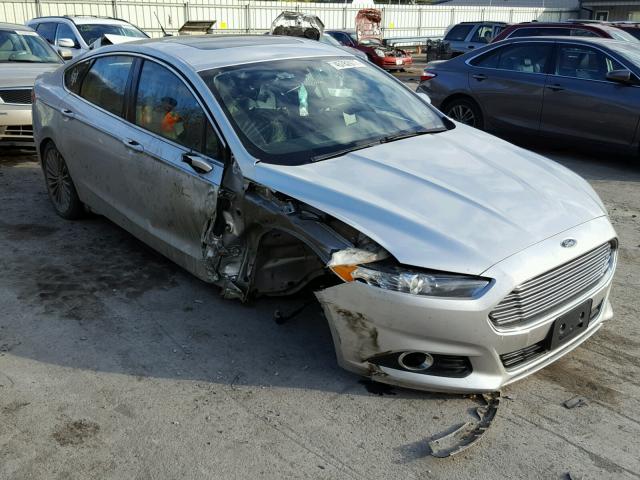 3FA6P0K98DR123672 - 2013 FORD FUSION TIT SILVER photo 1