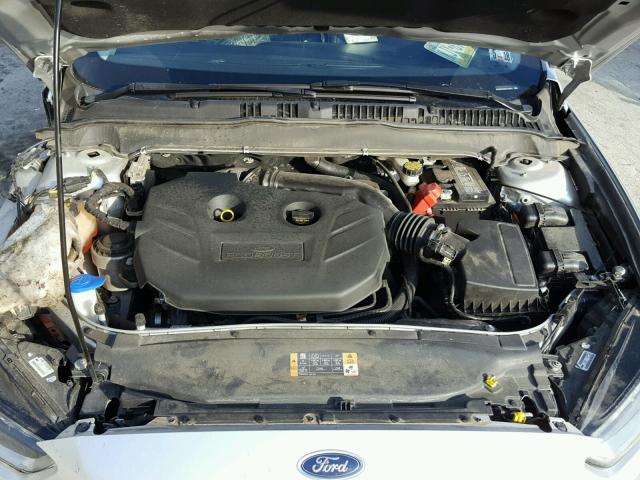 3FA6P0K98DR123672 - 2013 FORD FUSION TIT SILVER photo 7